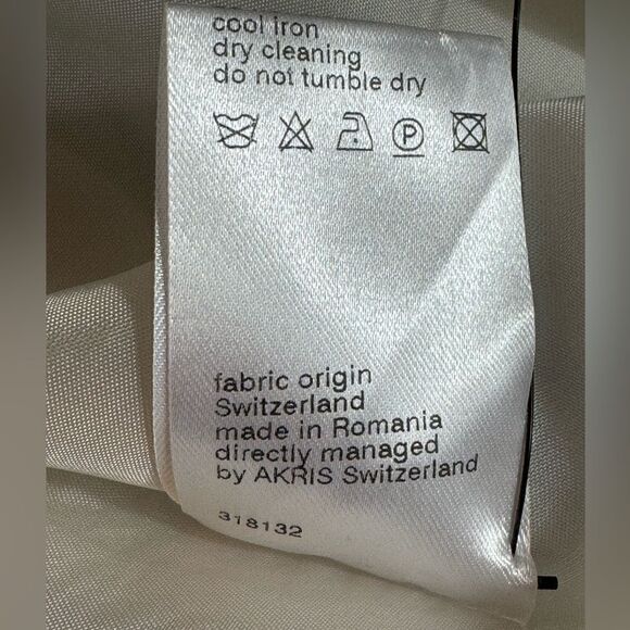 AKRIS Punto Dress Womens Size 4 Blue Striped Fit and Flare Preppy Knee length - Picture 10 of 10